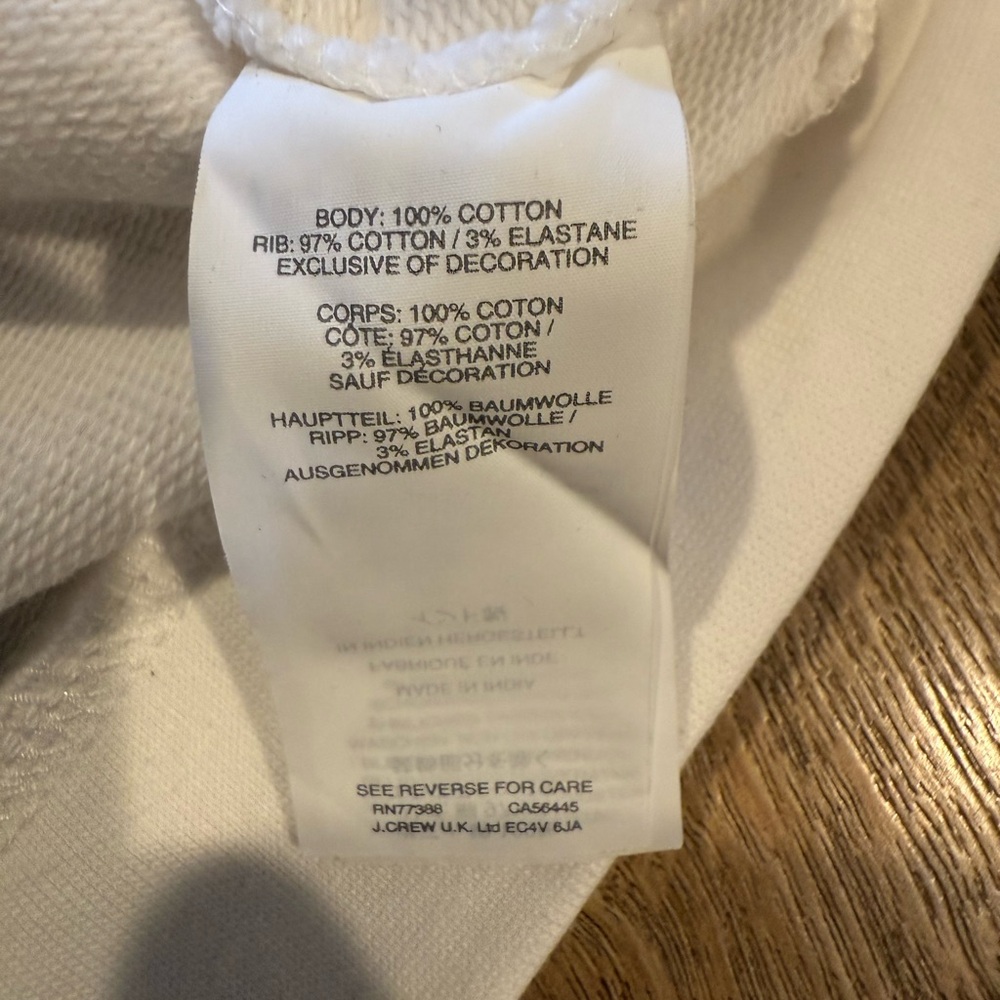 Women’s J. Crew White Knit Amour Top - Picture 9 of 14